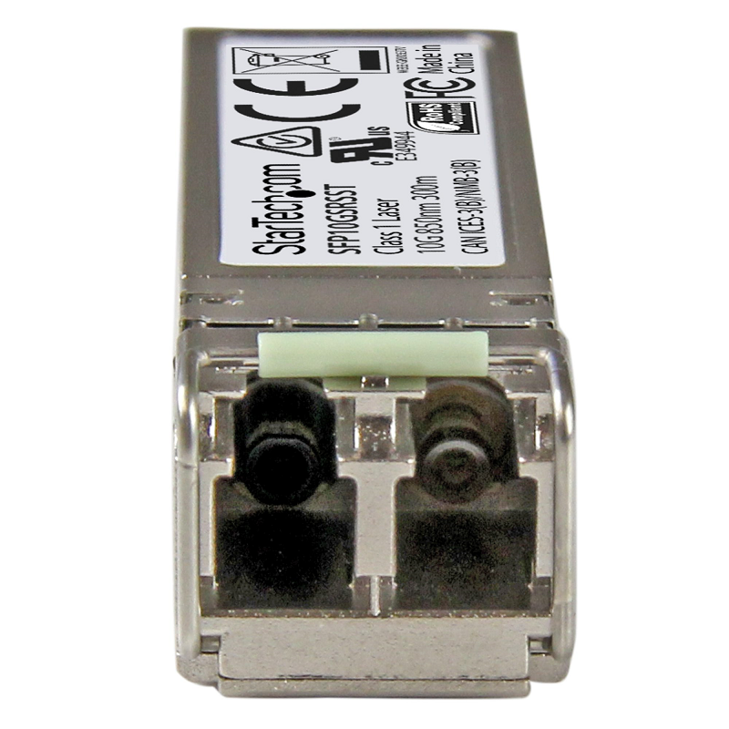 StarTech SFP10GSRSST 10GbE Multimode Fiber MMF Optic Transceiver
